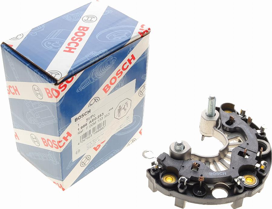 BOSCH 1 986 AE0 253 - Изправител, генератор vvparts.bg