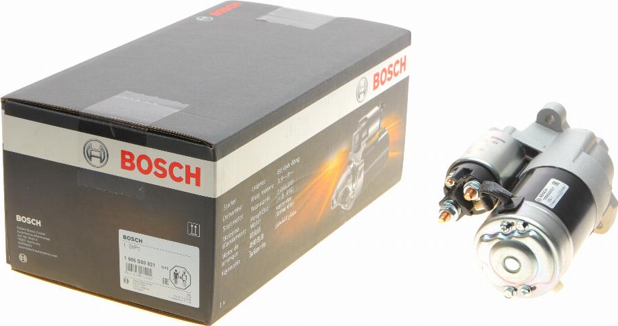 BOSCH 1 986 S00 921 - Стартер vvparts.bg