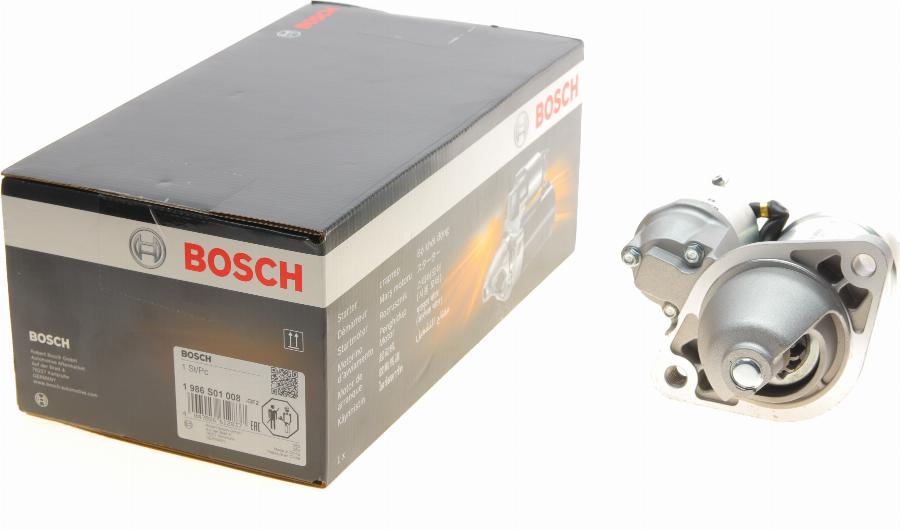 BOSCH 1 986 S01 008 - Стартер vvparts.bg