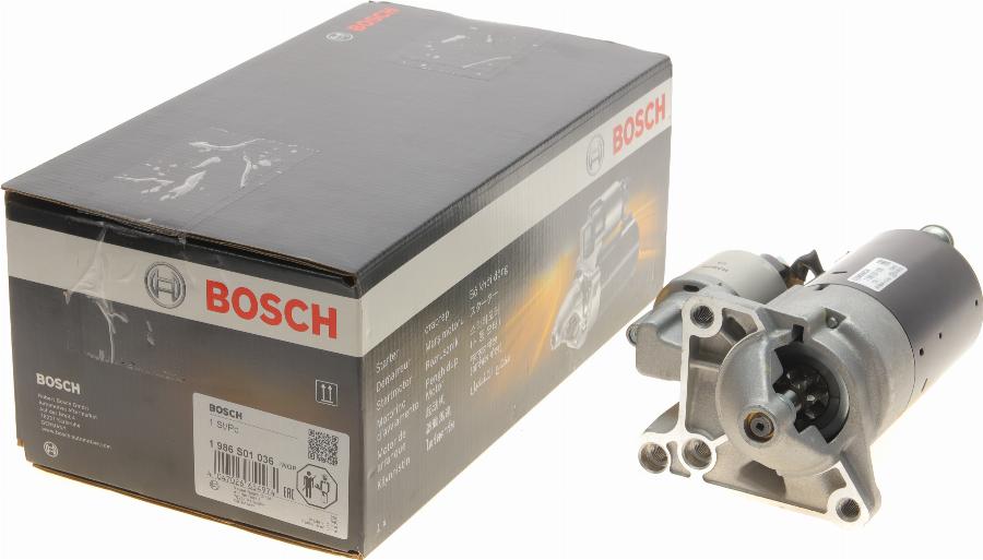 BOSCH 1 986 S01 036 - Стартер vvparts.bg