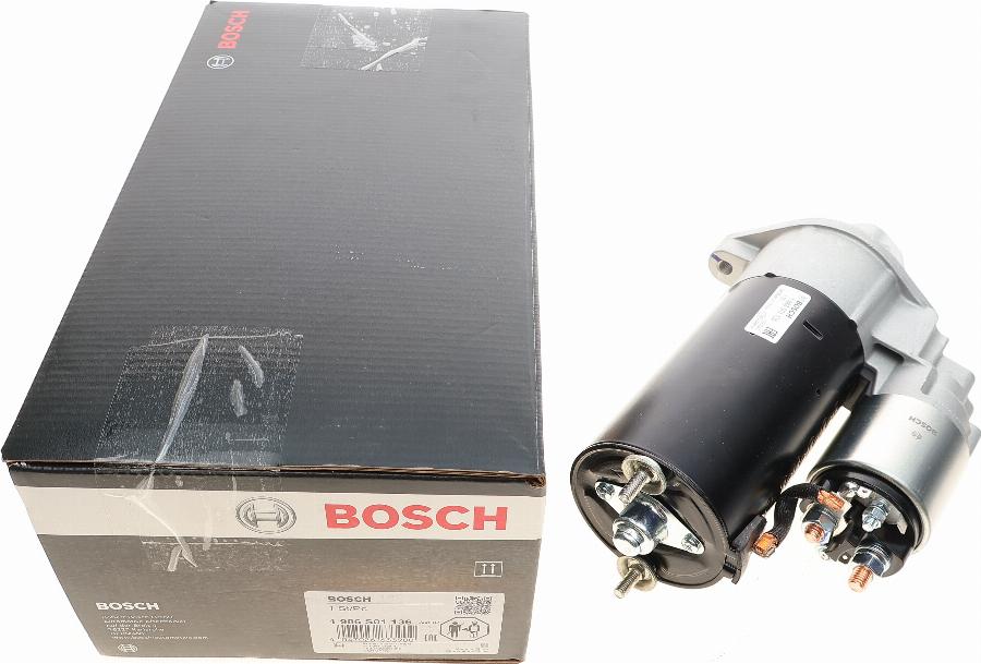 BOSCH 1 986 S01 136 - Стартер vvparts.bg