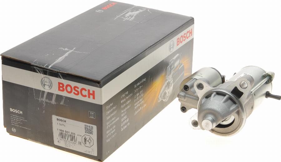 BOSCH 1 986 S01 205 - Стартер vvparts.bg