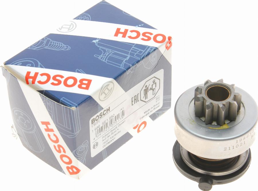 BOSCH 1 986 SE1 650 - Зъбно колелце, стартер vvparts.bg