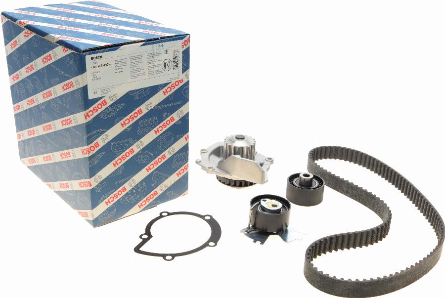 BOSCH 1 987 946 497 - Водна помпа+ к-кт ангренажен ремък vvparts.bg