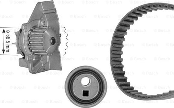 BOSCH 1 987 946 409 - Водна помпа+ к-кт ангренажен ремък vvparts.bg