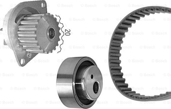 BOSCH 1 987 948 898 - Водна помпа+ к-кт ангренажен ремък vvparts.bg