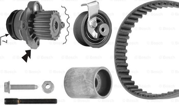 BOSCH 1 987 948 868 - Водна помпа+ к-кт ангренажен ремък vvparts.bg