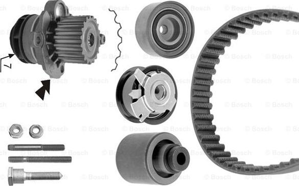 BOSCH 1 987 948 882 - Водна помпа+ к-кт ангренажен ремък vvparts.bg