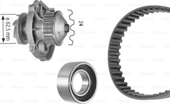 BOSCH 1 987 948 799 - Водна помпа+ к-кт ангренажен ремък vvparts.bg