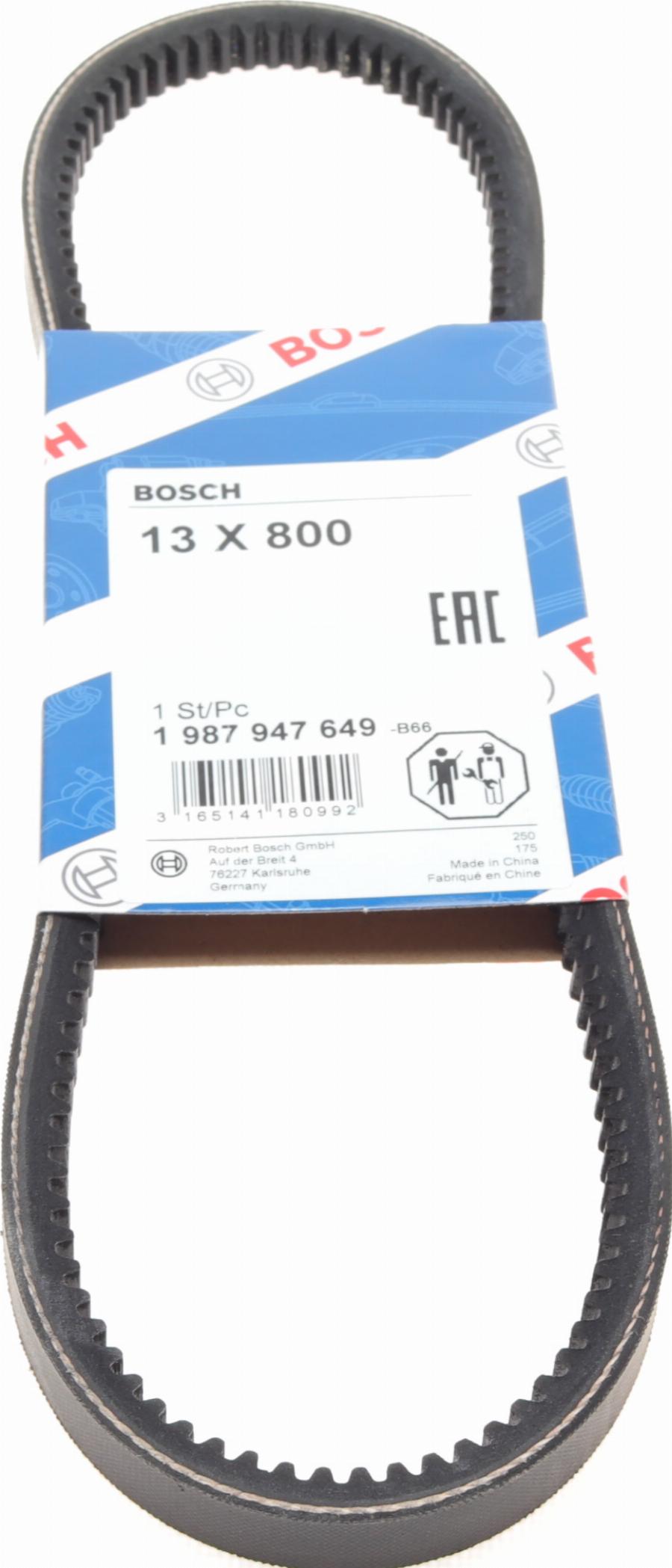 BOSCH 1 987 947 649 - Трапецовиден ремък vvparts.bg