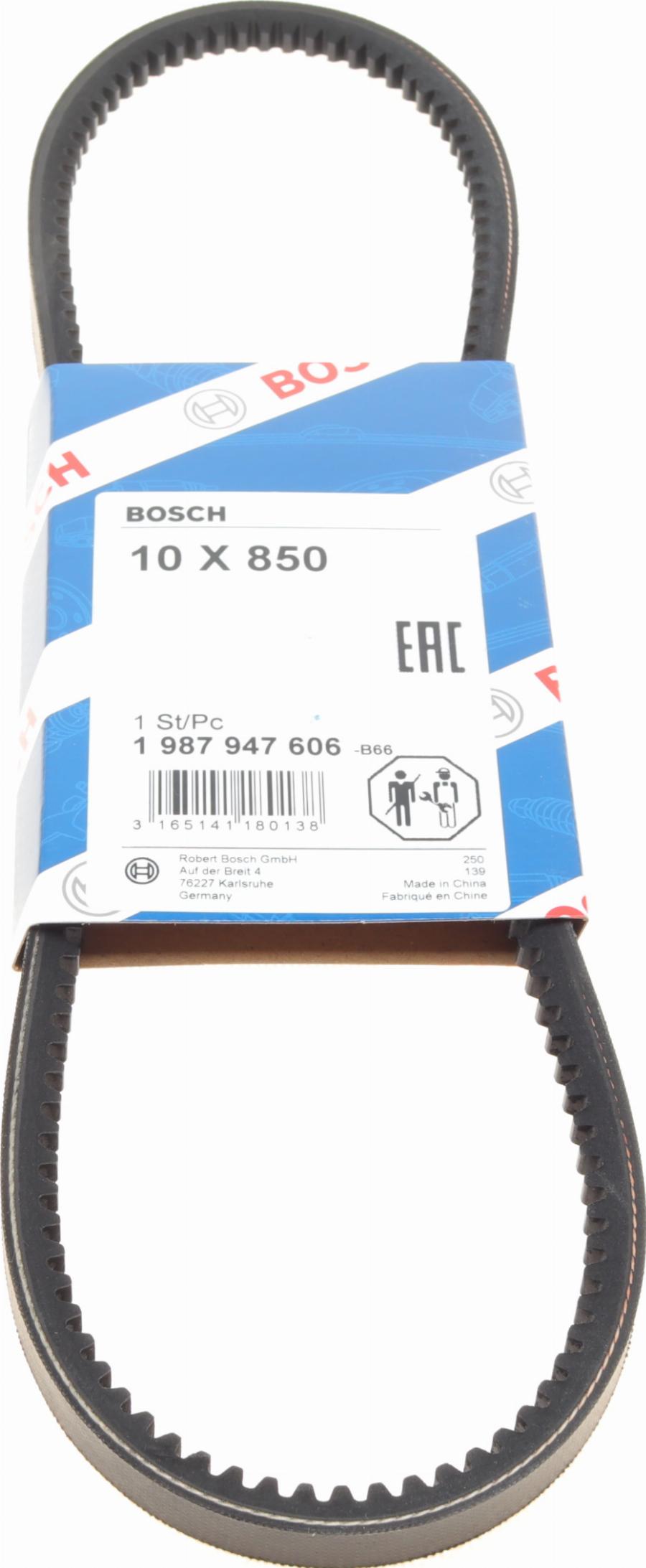 BOSCH 1 987 947 606 - Трапецовиден ремък vvparts.bg