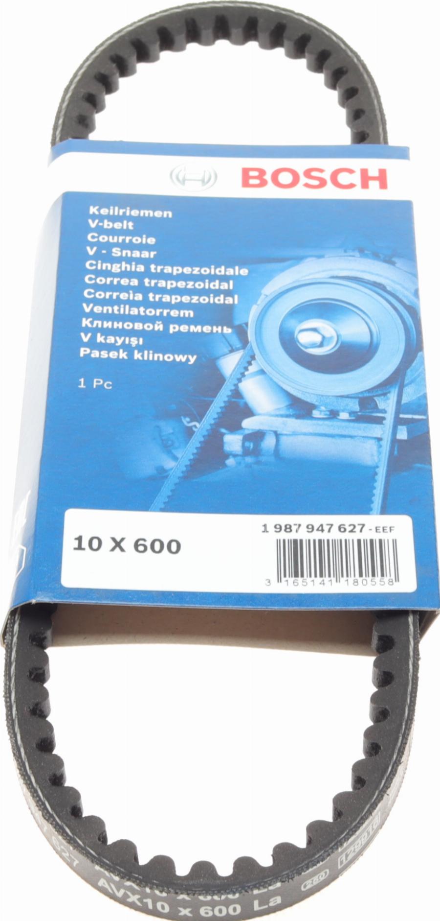 BOSCH 1 987 947 627 - Трапецовиден ремък vvparts.bg