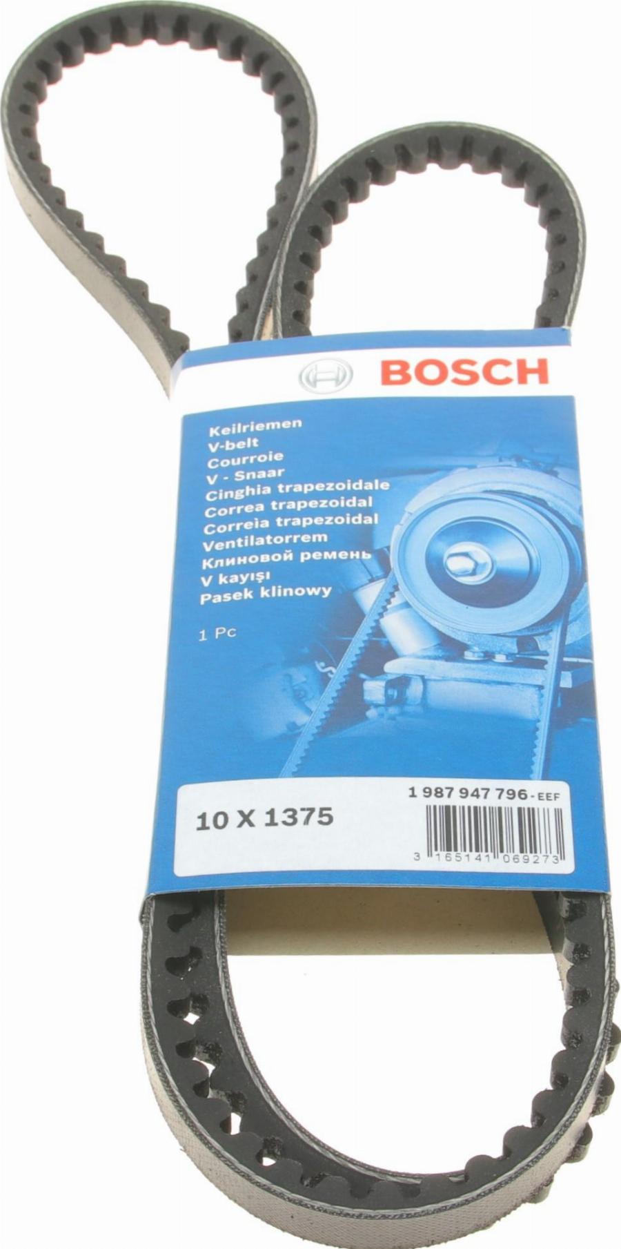 BOSCH 1 987 947 796 - Трапецовиден ремък vvparts.bg