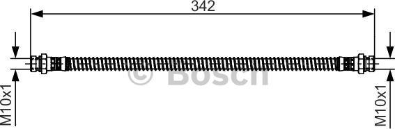 BOSCH 1 987 481 464 - Спирачен маркуч vvparts.bg