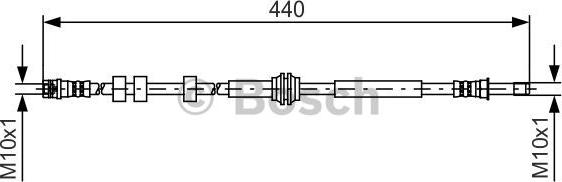 BOSCH 1 987 481 430 - Спирачен маркуч vvparts.bg