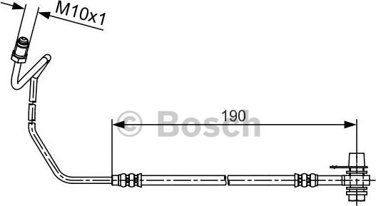 BOSCH 1 987 481 535 - Спирачен маркуч vvparts.bg