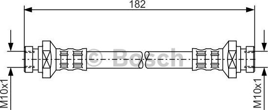 BOSCH 1 987 481 010 - Спирачен маркуч vvparts.bg