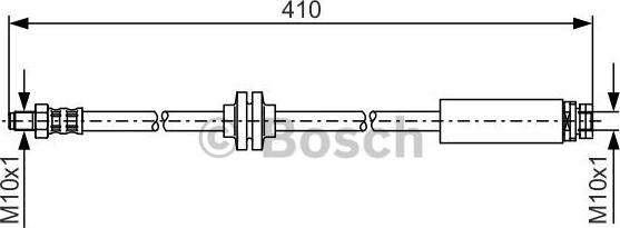 BOSCH 1 987 481 022 - Спирачен маркуч vvparts.bg