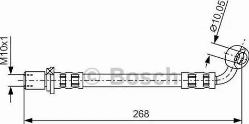 BOSCH 1 987 481 130 - Спирачен маркуч vvparts.bg