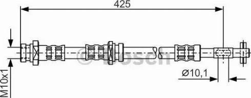 BOSCH 1 987 481 121 - Спирачен маркуч vvparts.bg