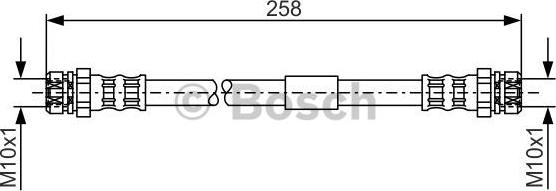 BOSCH 1 987 481 369 - Спирачен маркуч vvparts.bg