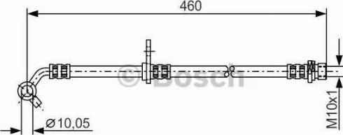 BOSCH 1 987 481 309 - Спирачен маркуч vvparts.bg