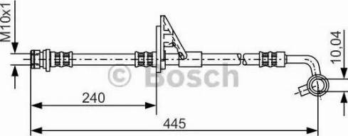 BOSCH 1 987 481 318 - Спирачен маркуч vvparts.bg