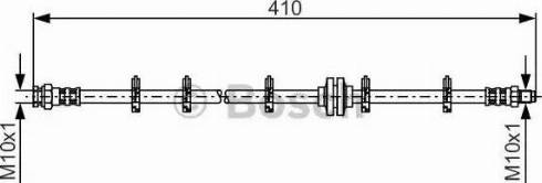 BOSCH 1 987 481 335 - Спирачен маркуч vvparts.bg