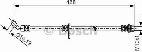 BOSCH 1 987 481 246 - Спирачен маркуч vvparts.bg