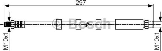 BOSCH 1 987 481 262 - Спирачен маркуч vvparts.bg