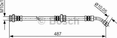 BOSCH 1 987 481 216 - Спирачен маркуч vvparts.bg