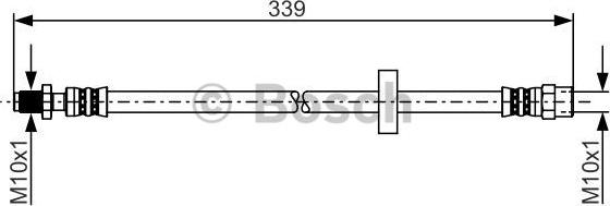 BOSCH 1 987 481 236 - Спирачен маркуч vvparts.bg