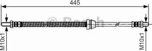 BOSCH 1 987 481 238 - Спирачен маркуч vvparts.bg