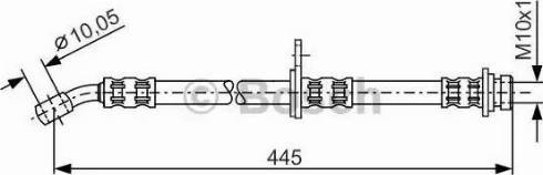 BOSCH 1 987 481 279 - Спирачен маркуч vvparts.bg