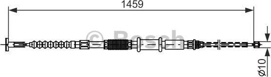 BOSCH 1 987 482 180 - Жило, ръчна спирачка vvparts.bg