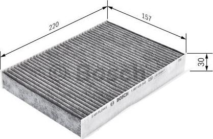 BOSCH 1 987 435 548 - Филтър купе (поленов филтър) vvparts.bg