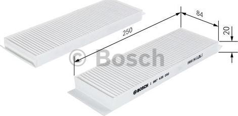 BOSCH 1 987 435 050 - Филтър купе (поленов филтър) vvparts.bg