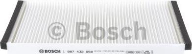 BOSCH 1 987 432 059 - Филтър купе (поленов филтър) vvparts.bg