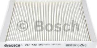 BOSCH 1 987 432 063 - Филтър купе (поленов филтър) vvparts.bg