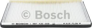 BOSCH 1 987 432 009 - Филтър купе (поленов филтър) vvparts.bg