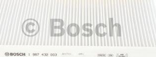 BOSCH 1 987 432 003 - Филтър купе (поленов филтър) vvparts.bg