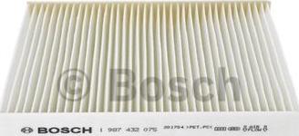 BOSCH 1 987 432 075 - Филтър купе (поленов филтър) vvparts.bg