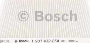 BOSCH 1 987 432 254 - Филтър купе (поленов филтър) vvparts.bg