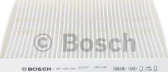 BOSCH 1 987 432 216 - Филтър купе (поленов филтър) vvparts.bg