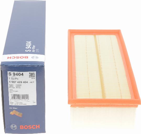 BOSCH 1 987 429 404 - Въздушен филтър vvparts.bg