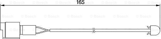 BOSCH 1 987 474 903 - Предупредителен контактен сензор, износване на накладките vvparts.bg