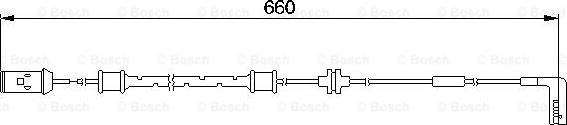 BOSCH 1 987 474 936 - Предупредителен контактен сензор, износване на накладките vvparts.bg