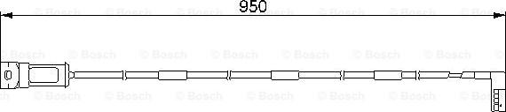 BOSCH 1 987 474 928 - Предупредителен контактен сензор, износване на накладките vvparts.bg