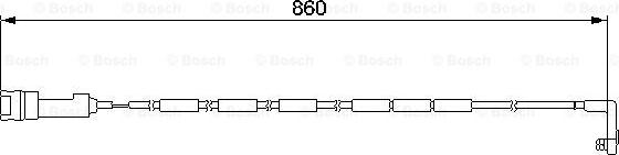 BOSCH 1 987 474 922 - Предупредителен контактен сензор, износване на накладките vvparts.bg