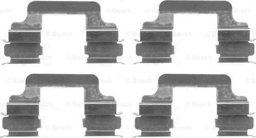 BOSCH 1 987 474 402 - Комплект принадлежности, дискови накладки vvparts.bg